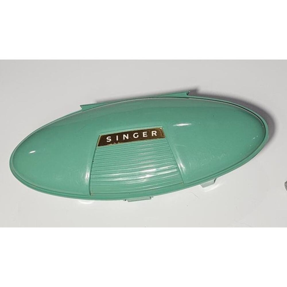 Vintage Singer Mint Green Atomic Buttonholer 1960